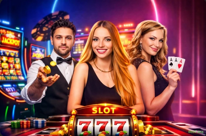 Imagem promocional da experiência de game da 888fama